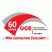 60 Jahre ÖGB Österreichischer Gewerkschaftsbund Logo photo - 1