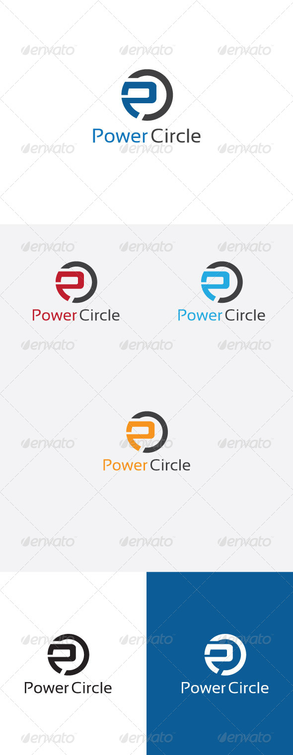 A Letter Power Logo Template photo - 1