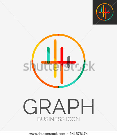 Abstract Data Graph Logo Template photo - 1