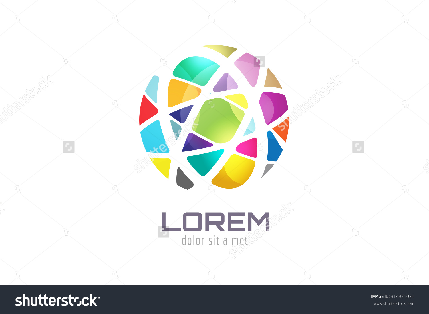 Abstract Globe Logo Template photo - 1