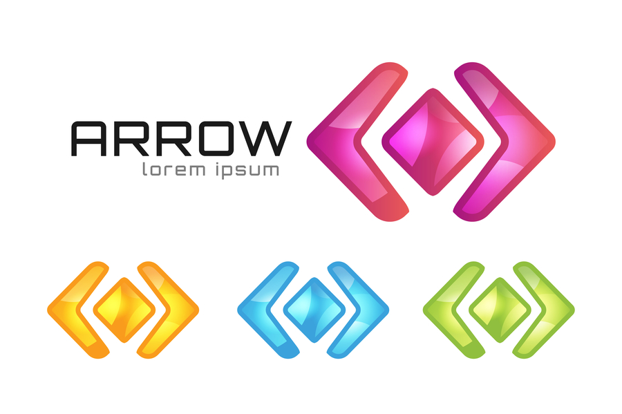 Arrow Network Logo Template photo - 1
