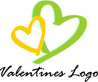 Art Valentines Heart Logo Template photo - 1