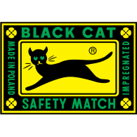 Black Cat Safety Match Logo photo - 1