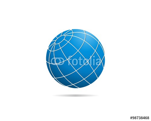 Blue Sphere Logo Template photo - 1