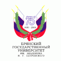 Bryansk State University 75 year Logo photo - 1