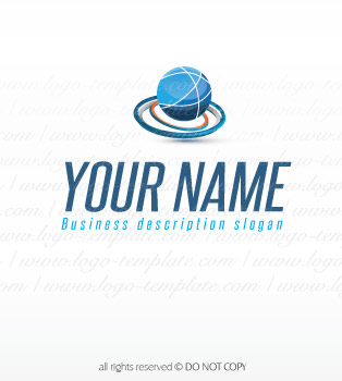 Business Globe Logo Template photo - 1