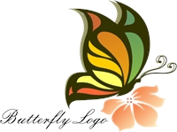 Butterfly Art Colour Logo Template photo - 1