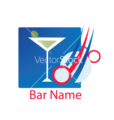 COCKTAIL BAR VECTOR SIGN Logo photo - 1
