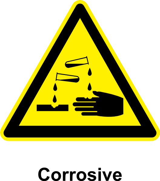 COROSIVE WARNING SIGN Logo photo - 1