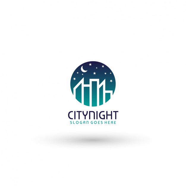 City Night Logo Template photo - 1