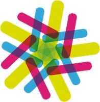 Colorful Hand Shake Logo Template photo - 1