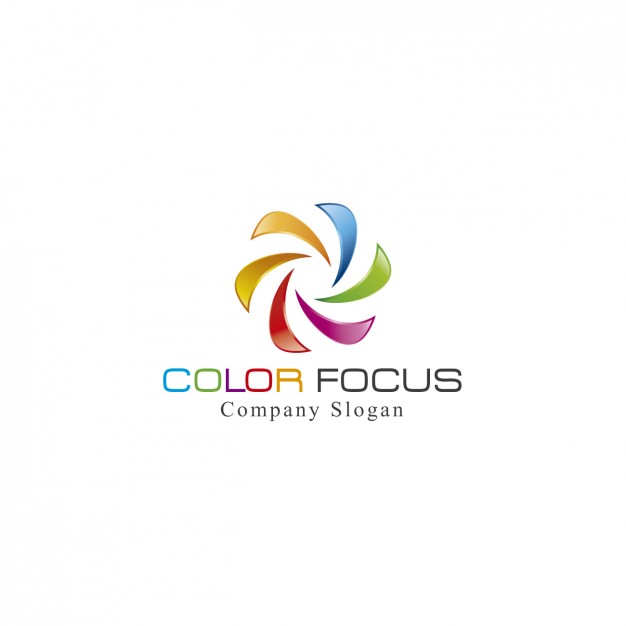 Colorful Spiral Logo Template photo - 1
