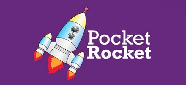 Company Cartoon Rocket Logo Template photo - 1