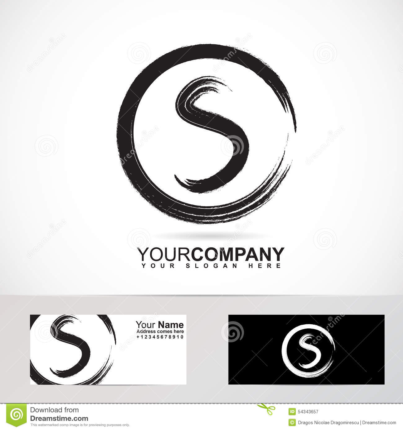 Company Letter S Circle Logo Template photo - 1