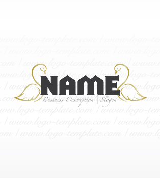 Company Swan Logo Template photo - 1