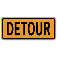 DETOUR VECTOR SIGN Logo photo - 1