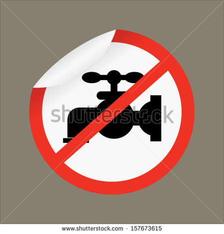 DRINKING WATER VECTOR SIGN Logo photo - 1