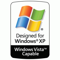 Designed for Windows XP - Vista Capable Logo photo - 1