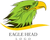 Eagle Head Bird Art Logo Template photo - 1
