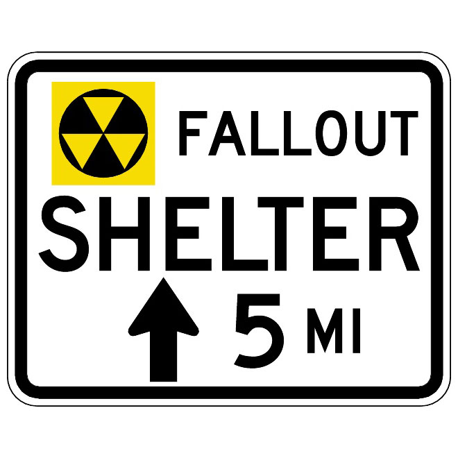 FALLOUT SHELTER SIGN VECTOR Logo photo - 1