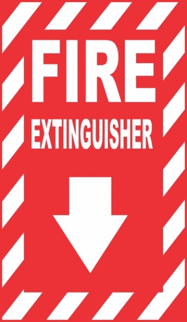 FIRE EXTINGUISHER VECTOR SIGN Logo photo - 1