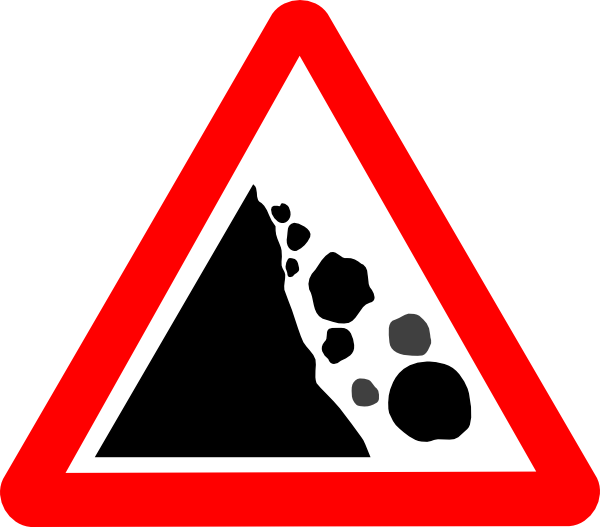 Falling rocks Logo photo - 1