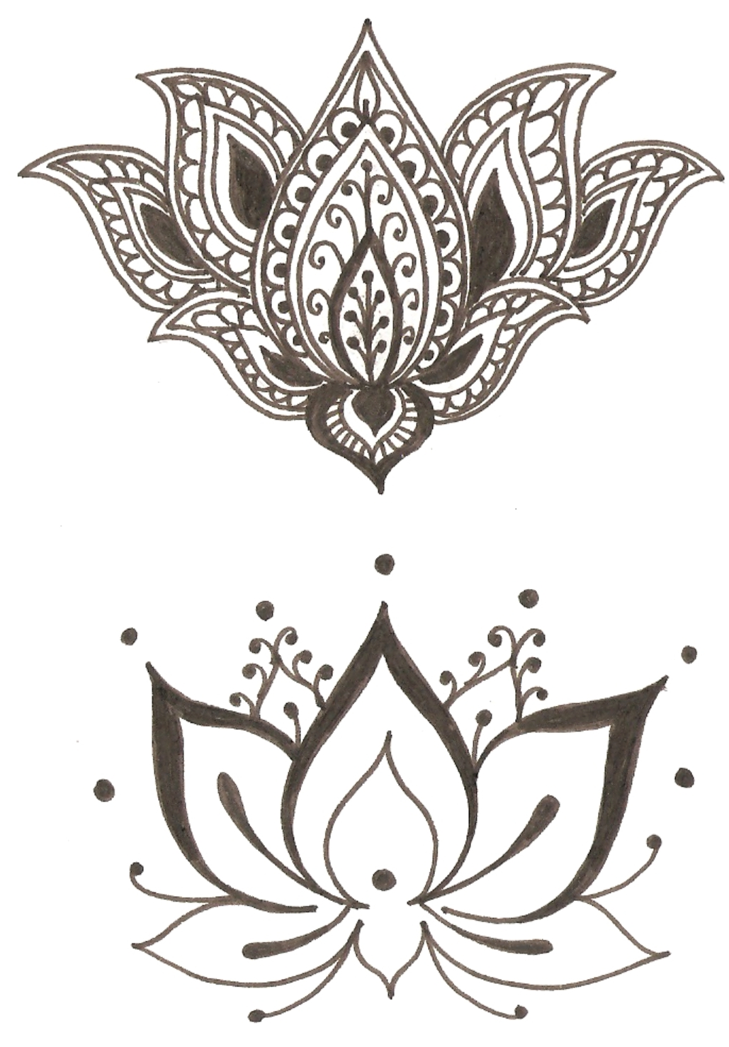 Floral Rangoli Logo Template photo - 1