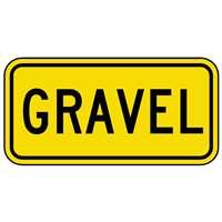 GRAVEL ROAD VECTOR SIGN Logo photo - 1