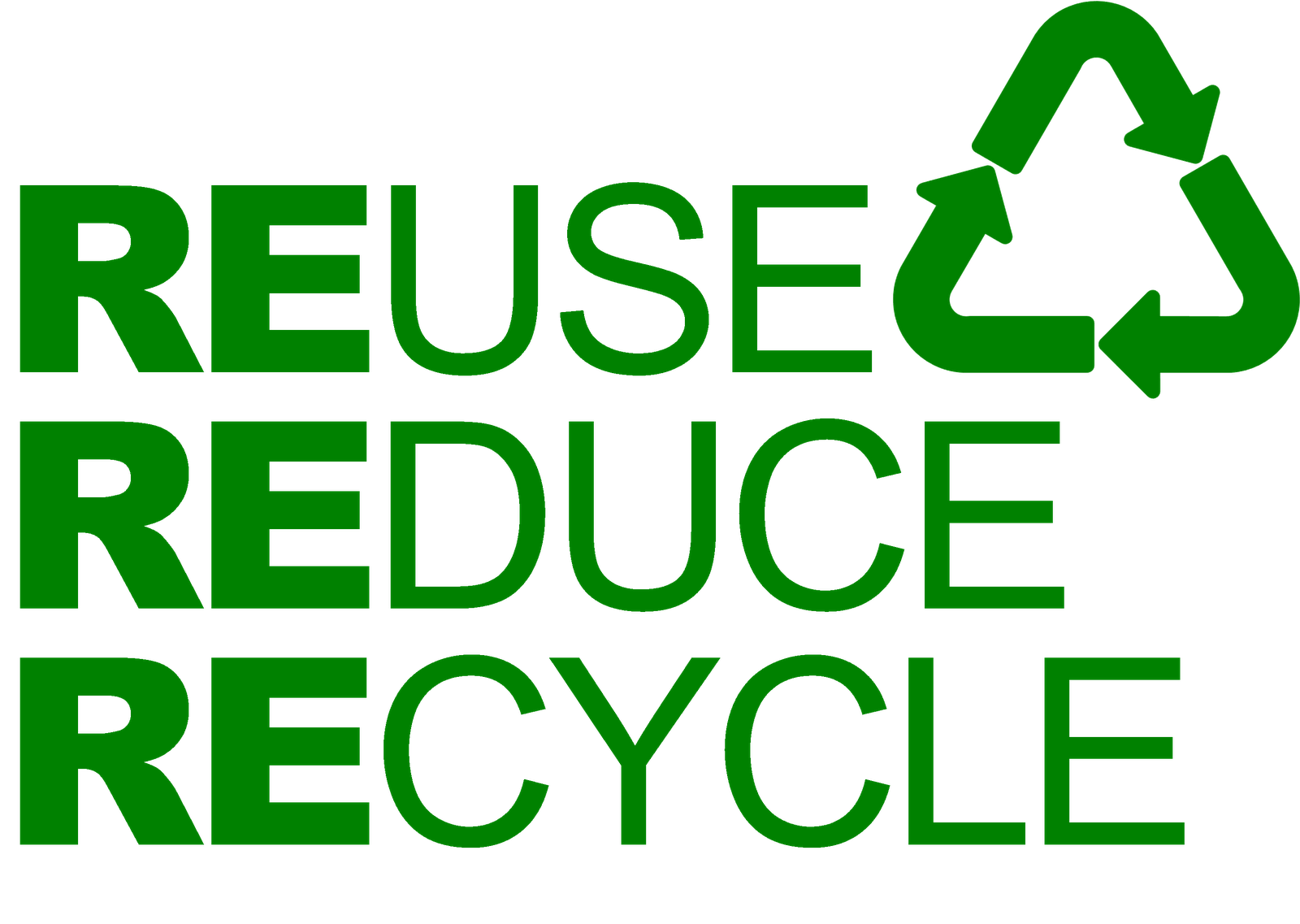 GREEN ECO RECYCLE SYMBOL VECTOR Logo photo - 1