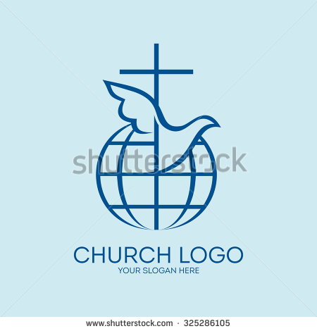 Globe and Cross Logo Template photo - 1