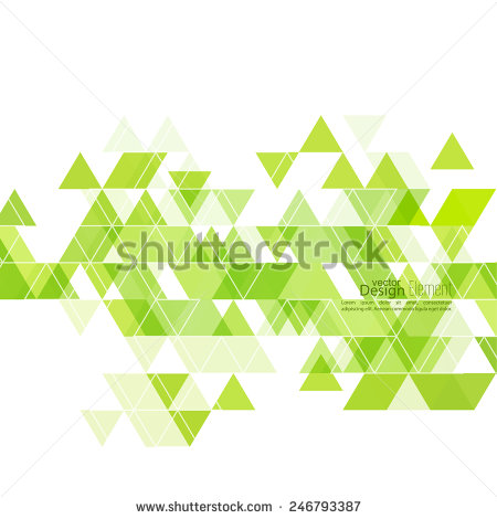 Green Polygonal Logo Template photo - 1