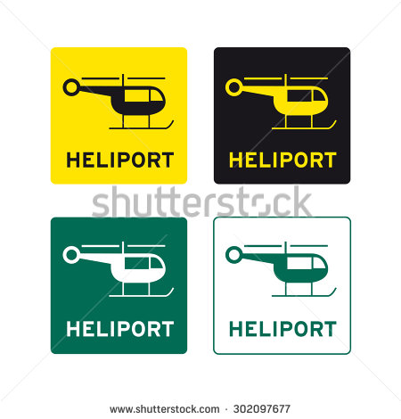 HELIPORT VECTOR SIGN Logo photo - 1