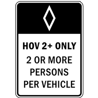 HOV 2+ Logo photo - 1