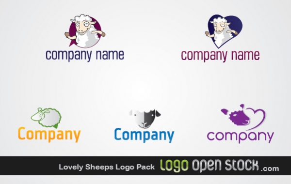 LOVELY SHEEP Logo Template photo - 1