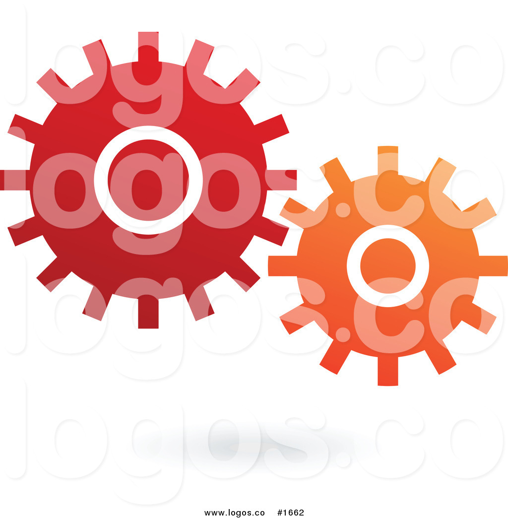 Mechanical Gear Wheel Logo Template photo - 1