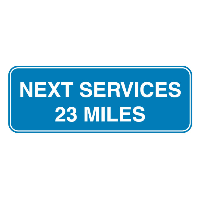 NEXT SERVICES 23 MILES VECTOR SIGN Logo photo - 1