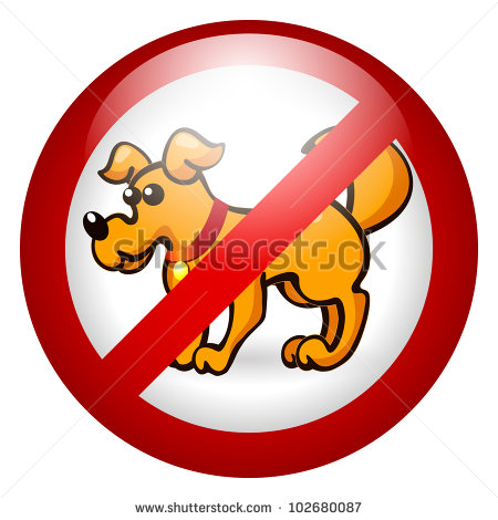 NO DOGS ALLOWED VECTOR SIGN Logo photo - 1