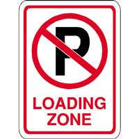 NO PARKING LOADING ZONE VECTOR SIGN Logo photo - 1