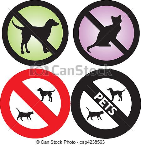 NO PETS ALLOWED VECTOR SIGN Logo photo - 1