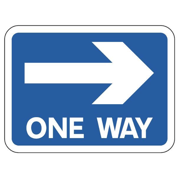 One way right Logo photo - 1