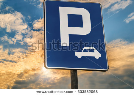 PARKING AREA ONE MILE VECTOR SIGN Logo photo - 1