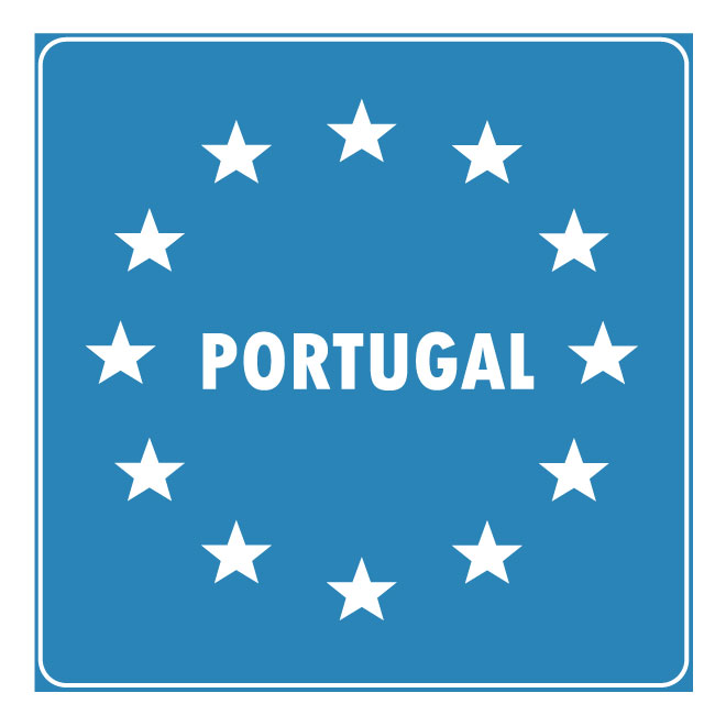 PORTUGAL ROAD VECTOR SIGN Logo photo - 1