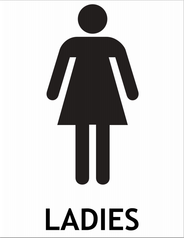 RESTROOM FOR LADIES SIGN Logo photo - 1