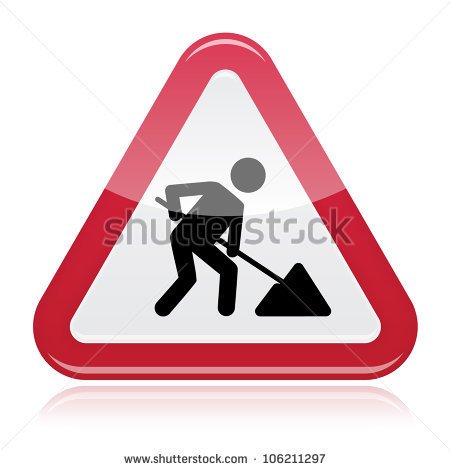 ROAD WORKS VECTOR ROAD SIGN Logo photo - 1