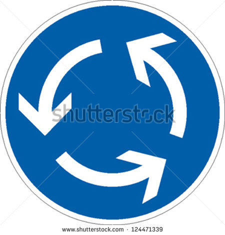 ROUNDABOUT VECTOR SIGN Logo photo - 1