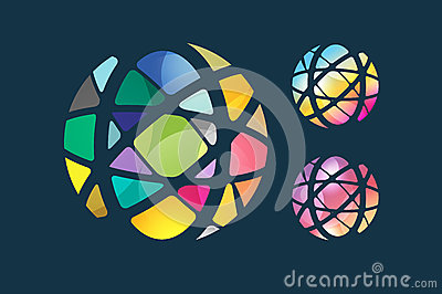 Round Abstract Shape Logo Template photo - 1