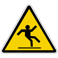 SLIPPERY SURFACE WARNING VECTOR SIGN Logo photo - 1