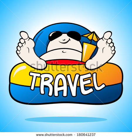 SWIMMING TOURIST VECTOR SIGN Logo photo - 1
