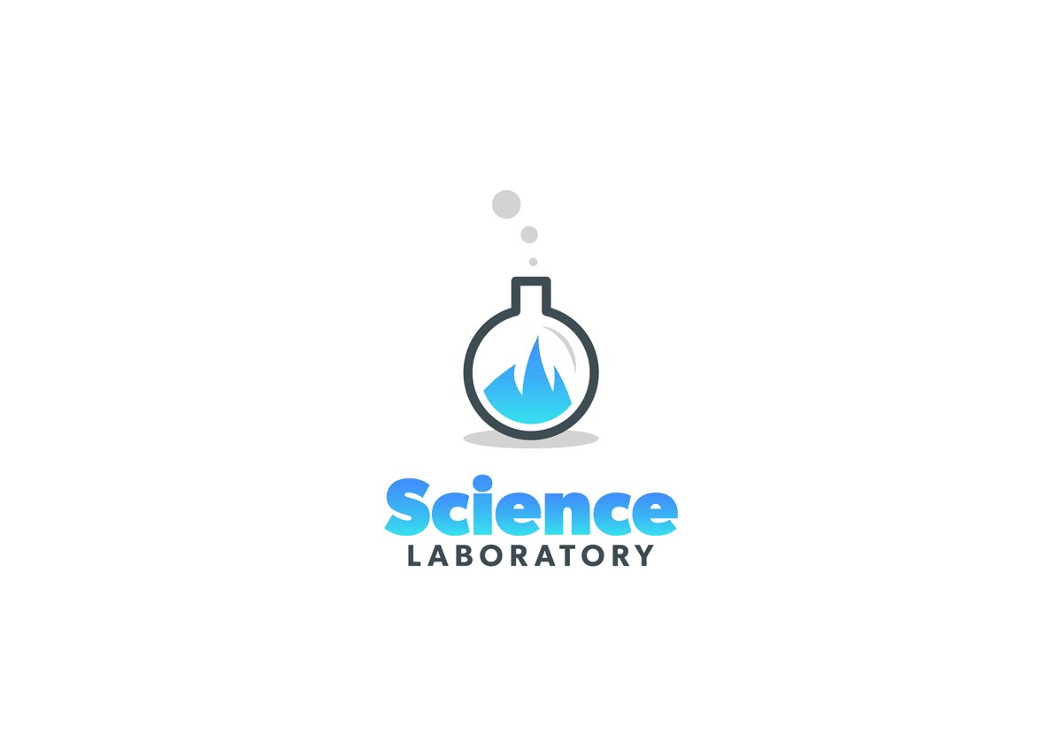Science Lab Logo Template photo - 1