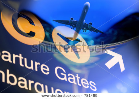 Skyline airport transportation Logo photo - 1